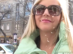 Summer Gives A Foot Job In Public - Summer Massage
