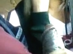 Dark Gal HitchHiker Blows Knob For A Ride