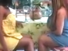 2 trannys one huge dick