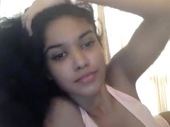 Busty Brunette With Nice Tits Teases