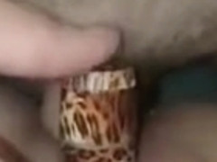 My first double penetration with a lot of pussyjuice and he cum on my pussy