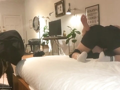 Cuckold Watches A Real Man - Homemade Sex