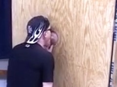 Guy mouth fucking a schlong