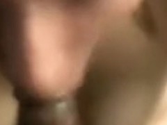 Black 10-Pounder for the white tenant hotty sucking my dark rod