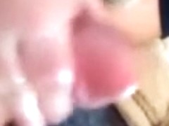 Warm jell as this babe finger my gazoo