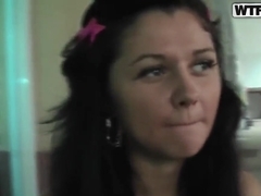 Teen Russian curve Bella swallows a dirty dick of her boyfriend