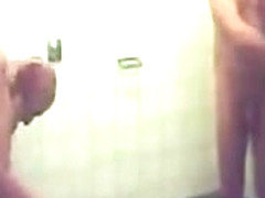 Daddies in the shower