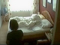 Naughty mature in bedroom