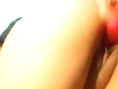 Busty Brunette Playing With Her Dildo - LiveJasmine