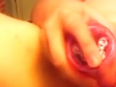 My wife fucking her sex tool