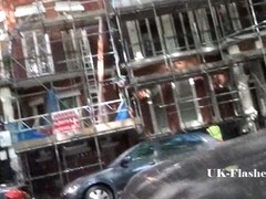 Sexy Ashley Riders public flashing and outdoor babe exposing tits and pussy to voyeur watchers for.