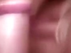 Close up oral sex cum in her throat