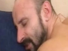 Old and young boy. boy fuck daddy