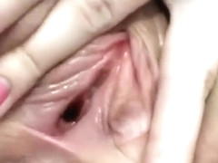 Hot brunette girl anal toying webcam