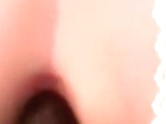 Chubby teen loves black in her ass homemade video