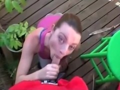 Hot blowjob for my horny boyfriend