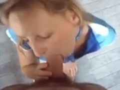 Mandy jerks shlong for cum