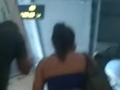 Spying on constricted body and great booty angel