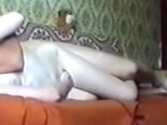 Juvenile russian newlywed homemade pair