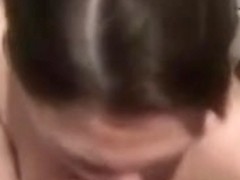 Cute slut enjoying long rod