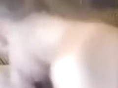 Pretty college girl sucks his dick but he can't get hard