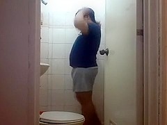 Me, taking a shower.