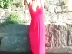 Busty Brunette Slut Gets Horny Showing