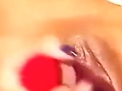 Stunning homemade solo clip with me fucking my cunt with a dildo