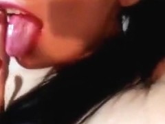 Hot brunette BrasilSquirtX fucks herself