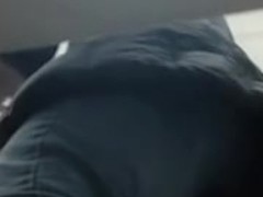 Real milf in hot black panty sexy ass hidden cam closeups