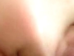 Sexy agreeable wife facial and jizz flow,damn