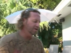 Two lovely chicks with big tits have fun with a dude in sexy games