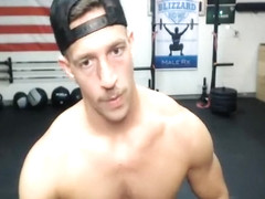 handsome stud jerks off on cam