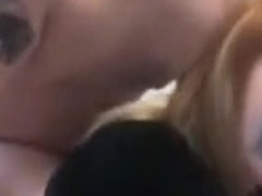 Blonde Fucked With Tape on Her Mouth
