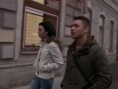 Hot casual fuck on the floor