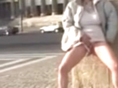 Girls Pissing in Public