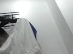 Sexy lingerie milf changing on the voyeur dressing room cam