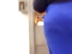 BBW in Blue Dress