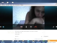 Crazy Amateur record with Brunette, Webcam scenes 2