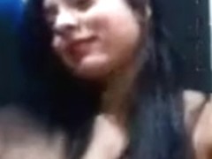 A hot n cute girl on webcam.