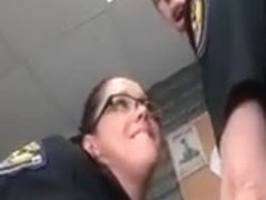 Two Hot Police Whores Get Their Pussies